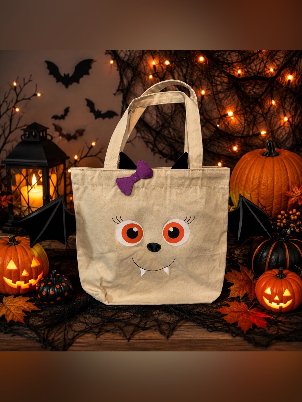 Canvas Tote Halloween Bag